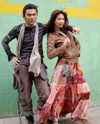 电影《刺陵》主演周杰伦林志玲配合十足默契