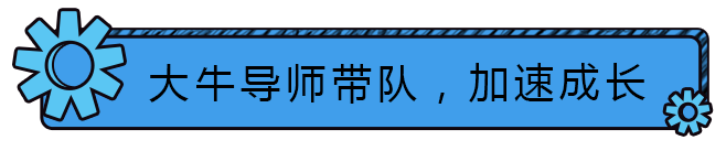 大牛导师带队，加速成长